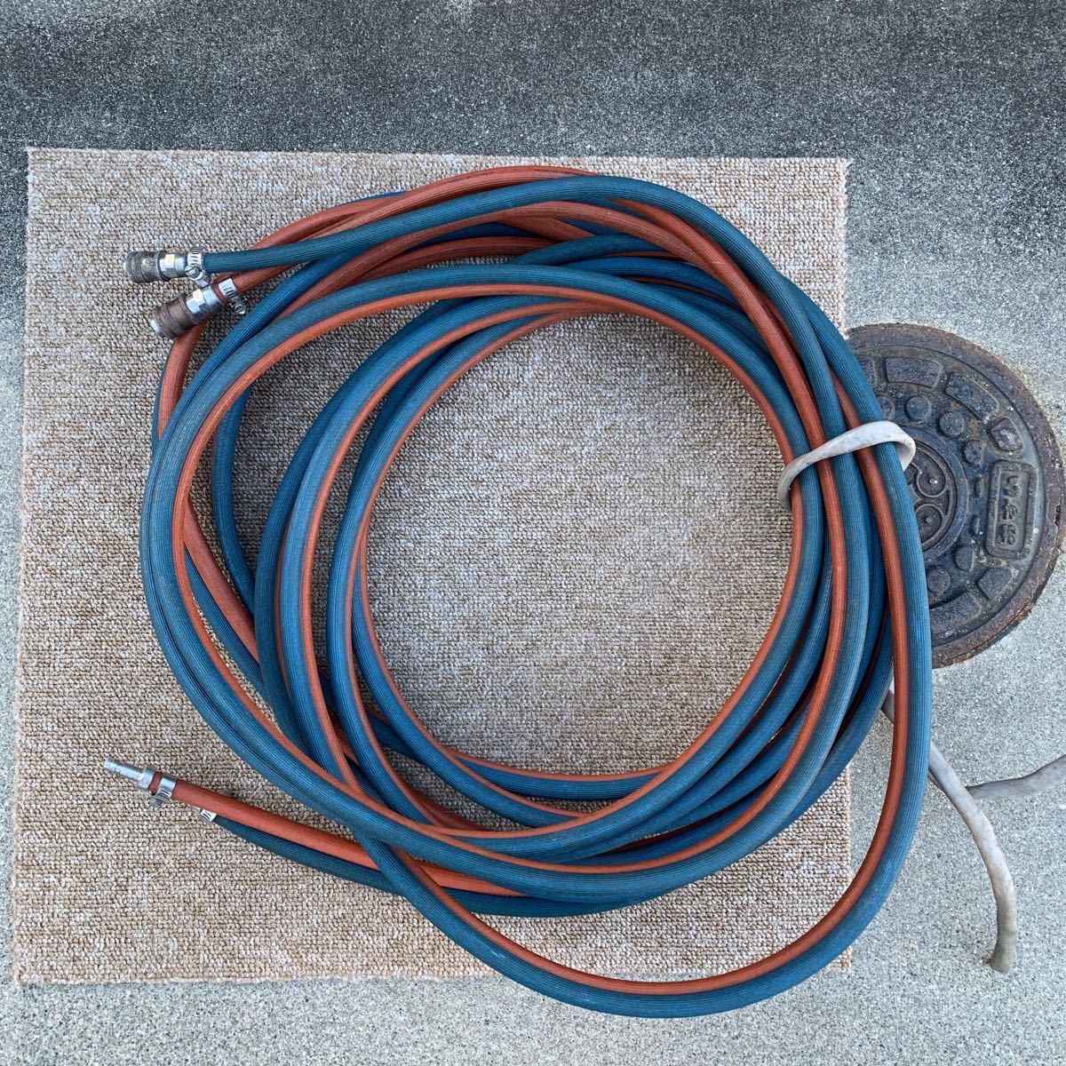 ガス溶接用トーチ、ゲージ、ホース等(あまり溶接棒おまけ付き)_6