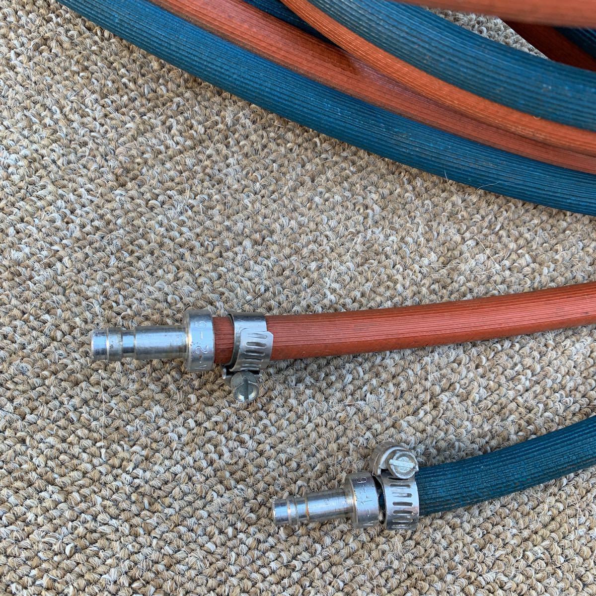 ガス溶接用トーチ、ゲージ、ホース等(あまり溶接棒おまけ付き)_8