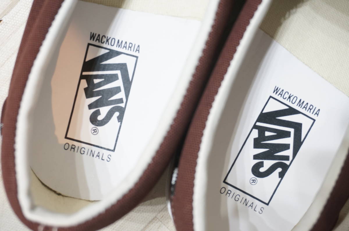 WACKO MARIA VANS | LX OG Authentic バンズ x Vans AUTHENTIC ワコマリア Vault ヴァンズ Wacko バンズの新作スニーカー、“レオパード柄”の