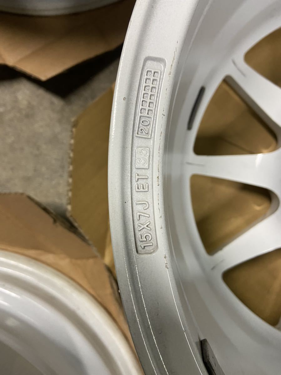 ゼロファイターラバウル ホイール15インチ5穴7J+35 シビックek9