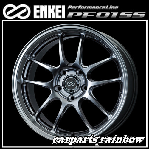 ★ENKEI/エンケイ PerformanceLine パフォーマンスライン PF01SS 17×9.0J/9J 5/114.3 +60★PlatinumMachinedSilver/シルバー★4本価格★