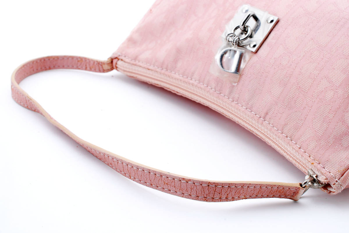 1円スタート】Christian Dior ディオール トロッター ナイロン レザー 