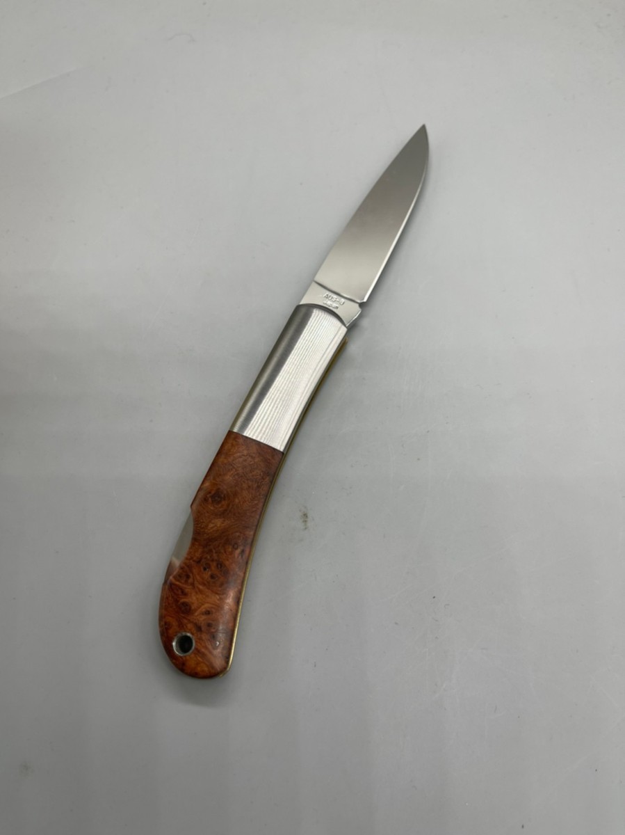 KF120791 極美品 MOKI KNIFE/モキ 折り畳みナイフ MK-100J ケース付属  