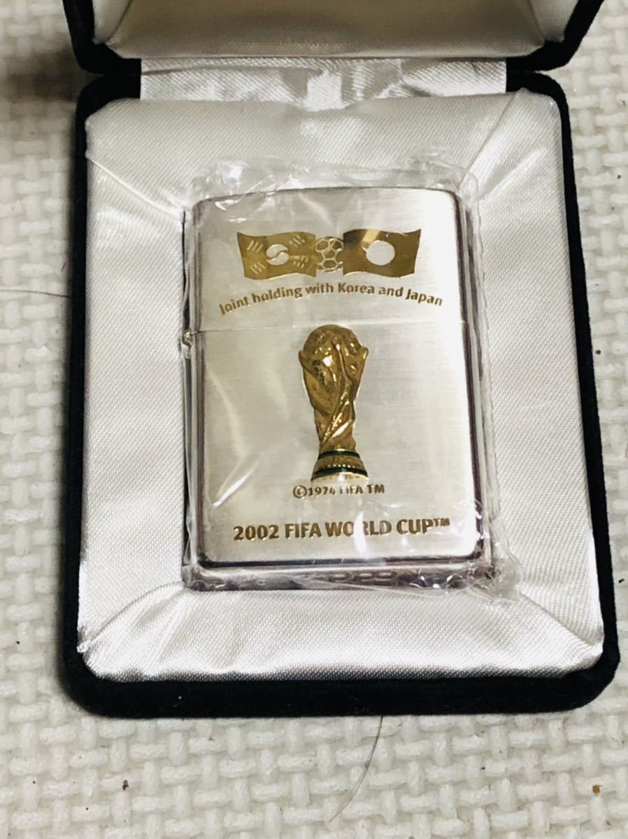 ZIPPO ライター 日韓ワールドカップ2002 シリアルナンバーいり ☆ Zippo FIFA WORLD CUP KOREA JAPAN 2002年 日韓ワールドカップ