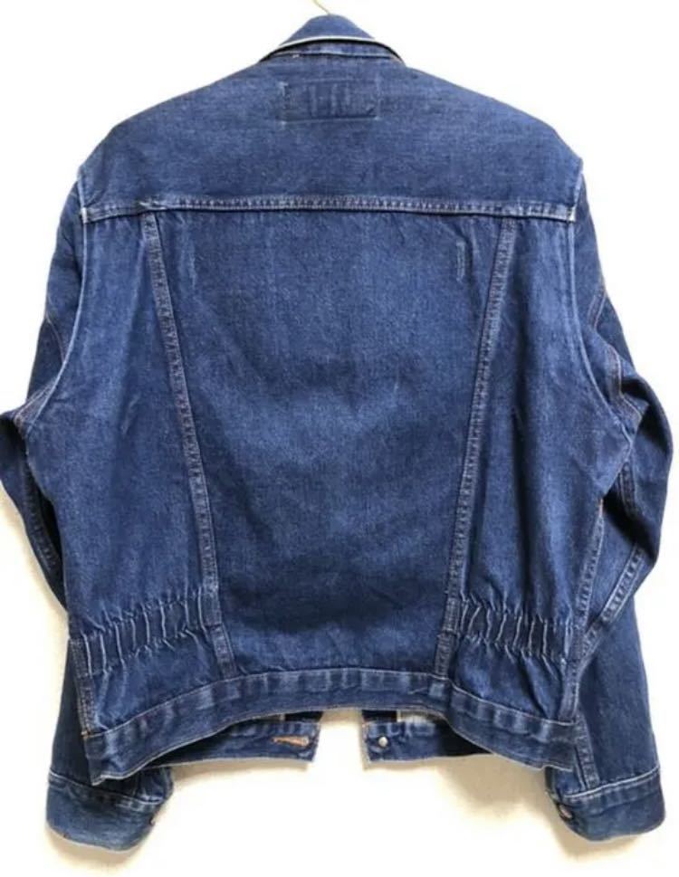 90s ラングラー wrangler 111MJ デニム ジャケット ジージャン ラングラー WRANGLER 111MJ 復刻 デニムジャケット ブルー Gジャン