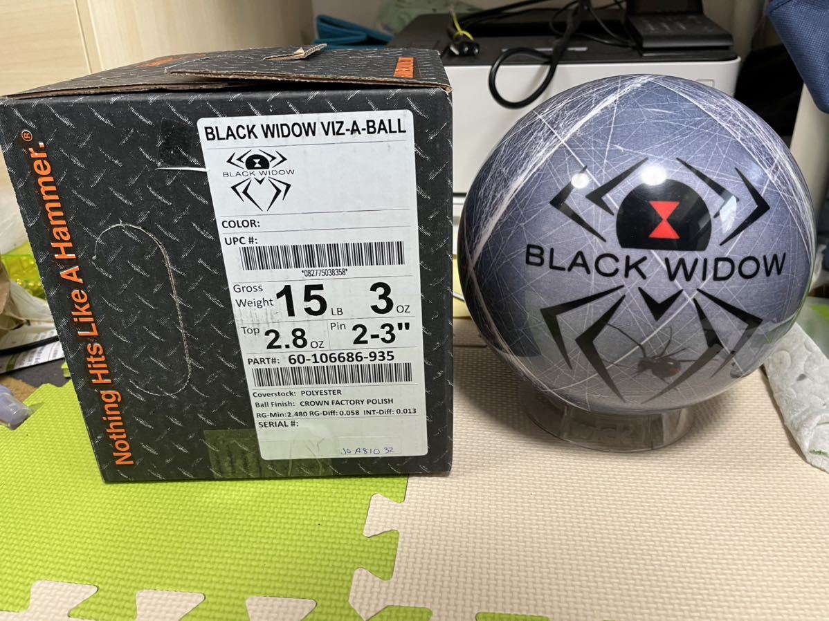 ボウリングボール ハンマースペアボール ハンマー ブラックウィドー
