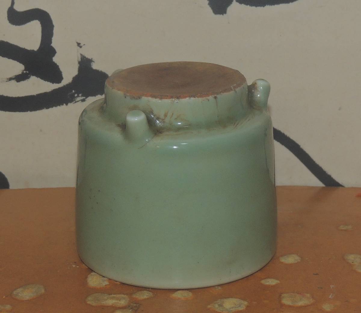 倉庫 整理品 龍泉 青磁 青釉 三足香炉 時代不明 唐物 中国古董 古美術