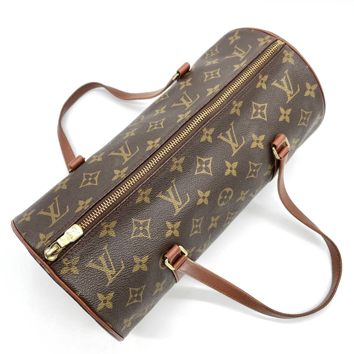 1円 LOUIS VUITTON ルイヴィトン モノグラム パピヨン30 筒型 