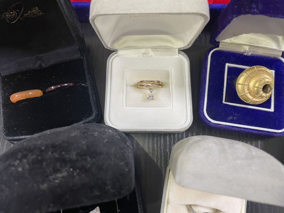 ネックレスチェーン 刻印 指輪 アクセサリー まとめ 整理品 遺品整理