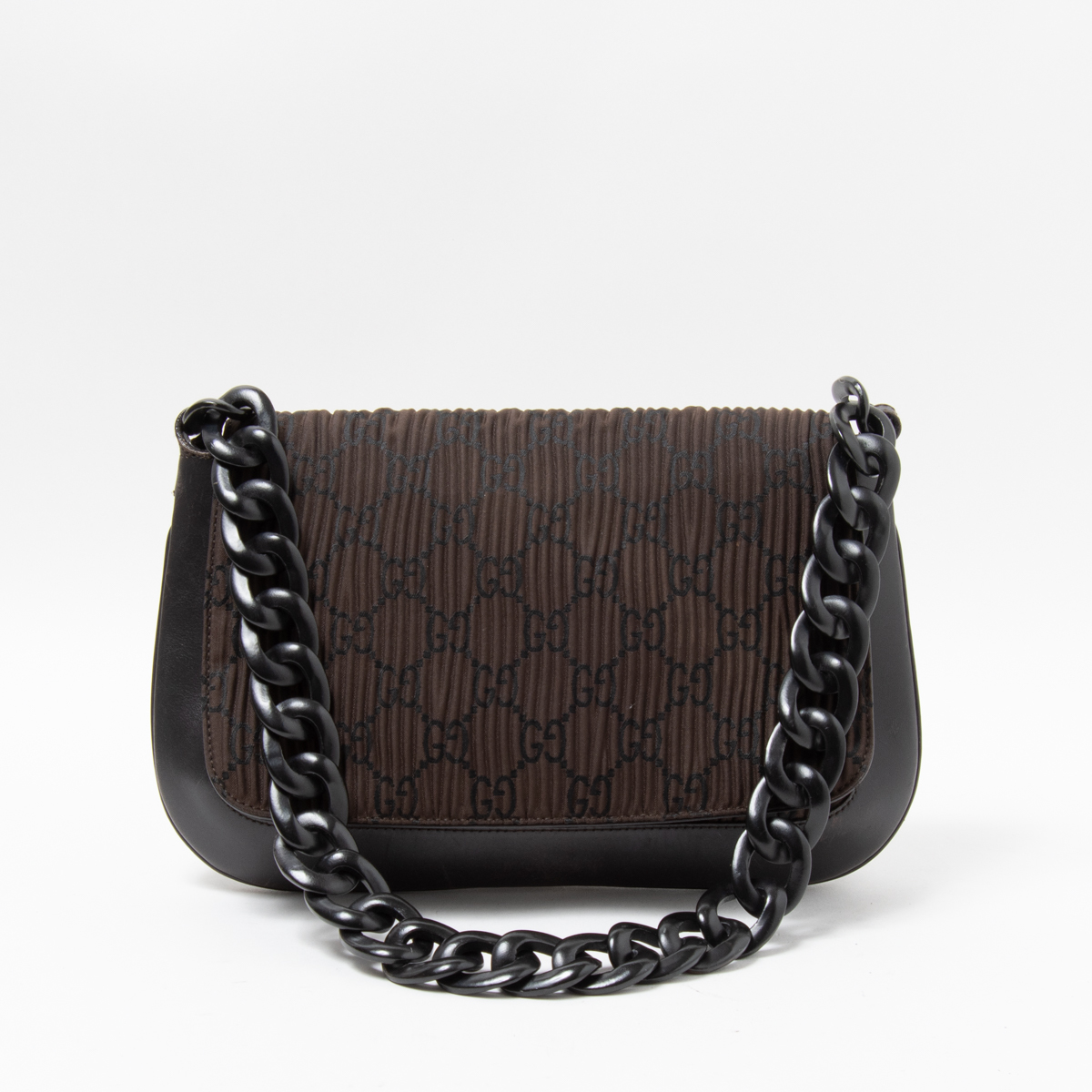 GUCCI グッチ GG チェーン レザー ショルダーバッグ 001 3820 3444 