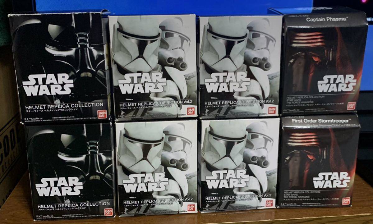 バンダイ スターウォーズ ヘルメットレプリカ コレクション 8種類 