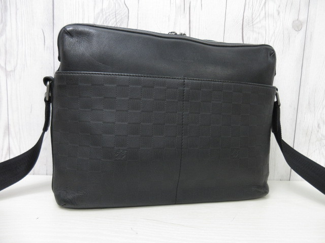 中古 ルイ・ヴィトン ショルダーバッグ ダミエアンフィニ カリプソ MM メンズ N41201 オニキス 斜め掛 ルイヴィトン ショルダーバッグ メンズ カリプソMM N41201 中古】 ルイ