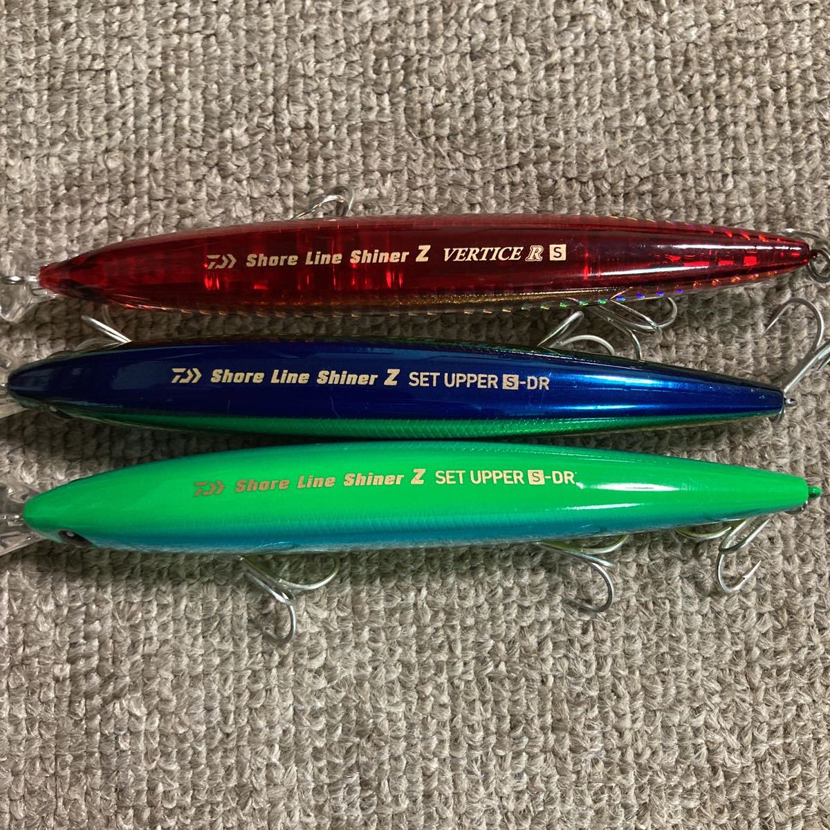 ダイワ セットアッパー 125S-DR バーティスR 125S 3本セット 検