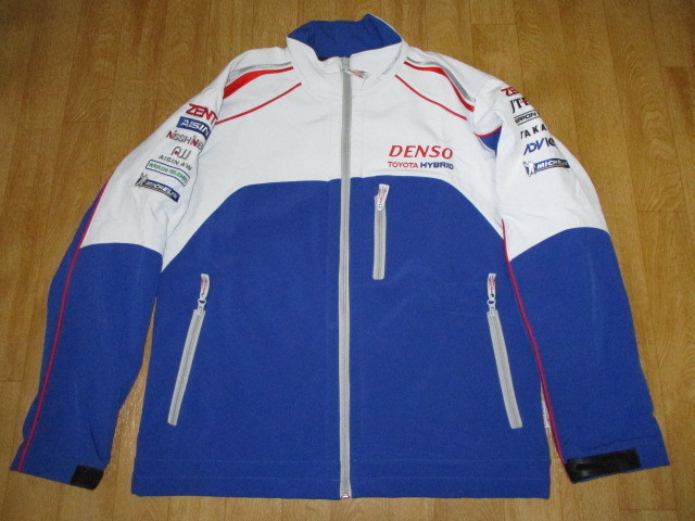 トヨタレーシングF1・スーパーGT　DENSO・ZENT　ハイブリッドソフトシェルジャケット　美中古　サイズ不明（L相当）