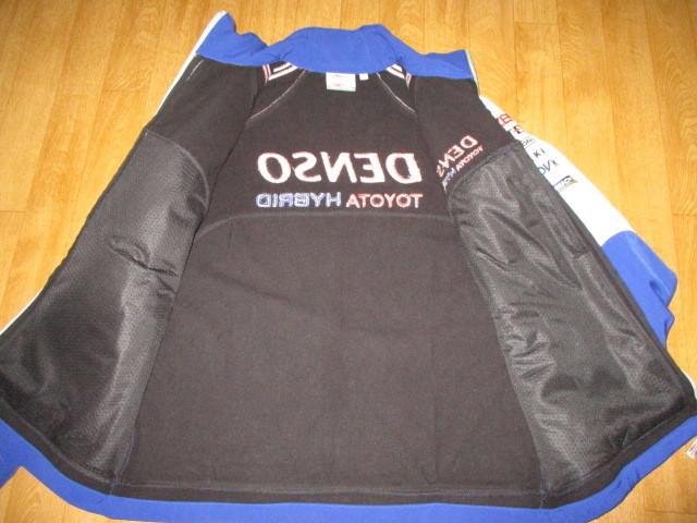 トヨタレーシングF1・スーパーGT　DENSO・ZENT　ハイブリッドソフトシェルジャケット　美中古　サイズ不明（L相当）