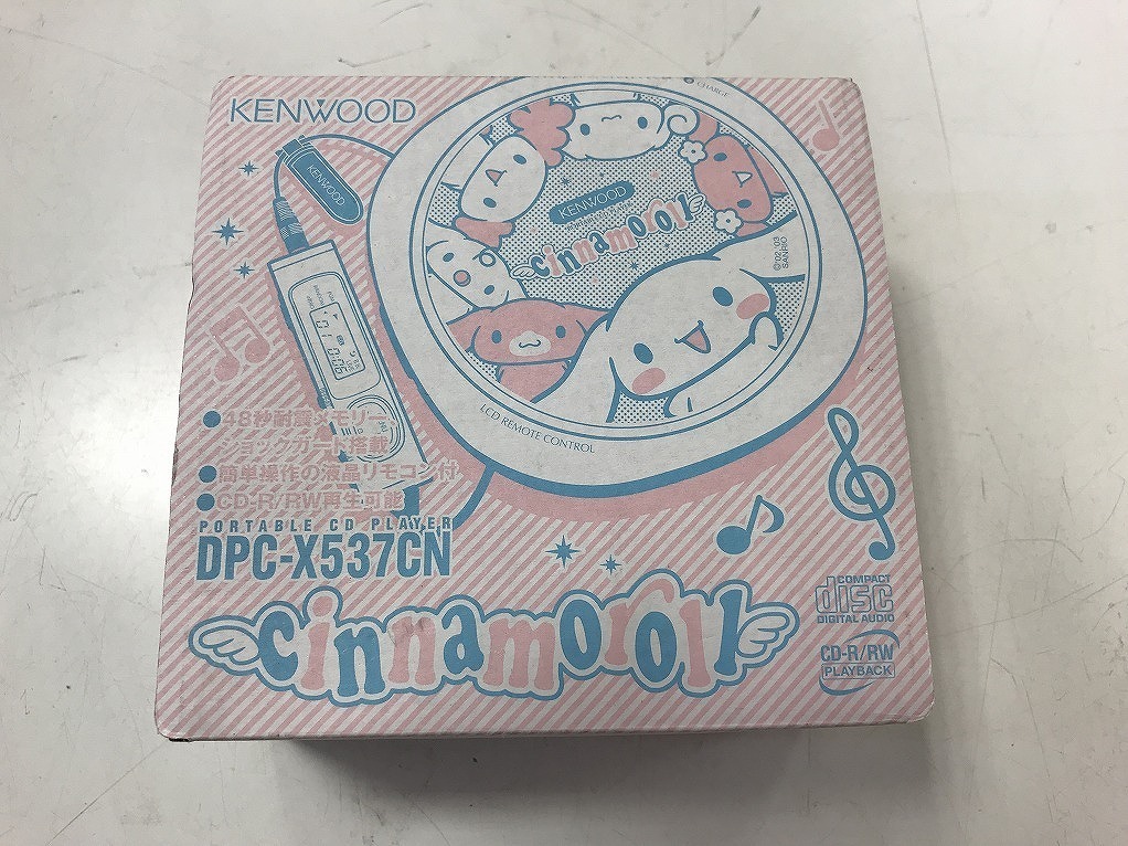 楽器・機材 新品 KENWOOD シナモンロールポータブルCDプレイヤー