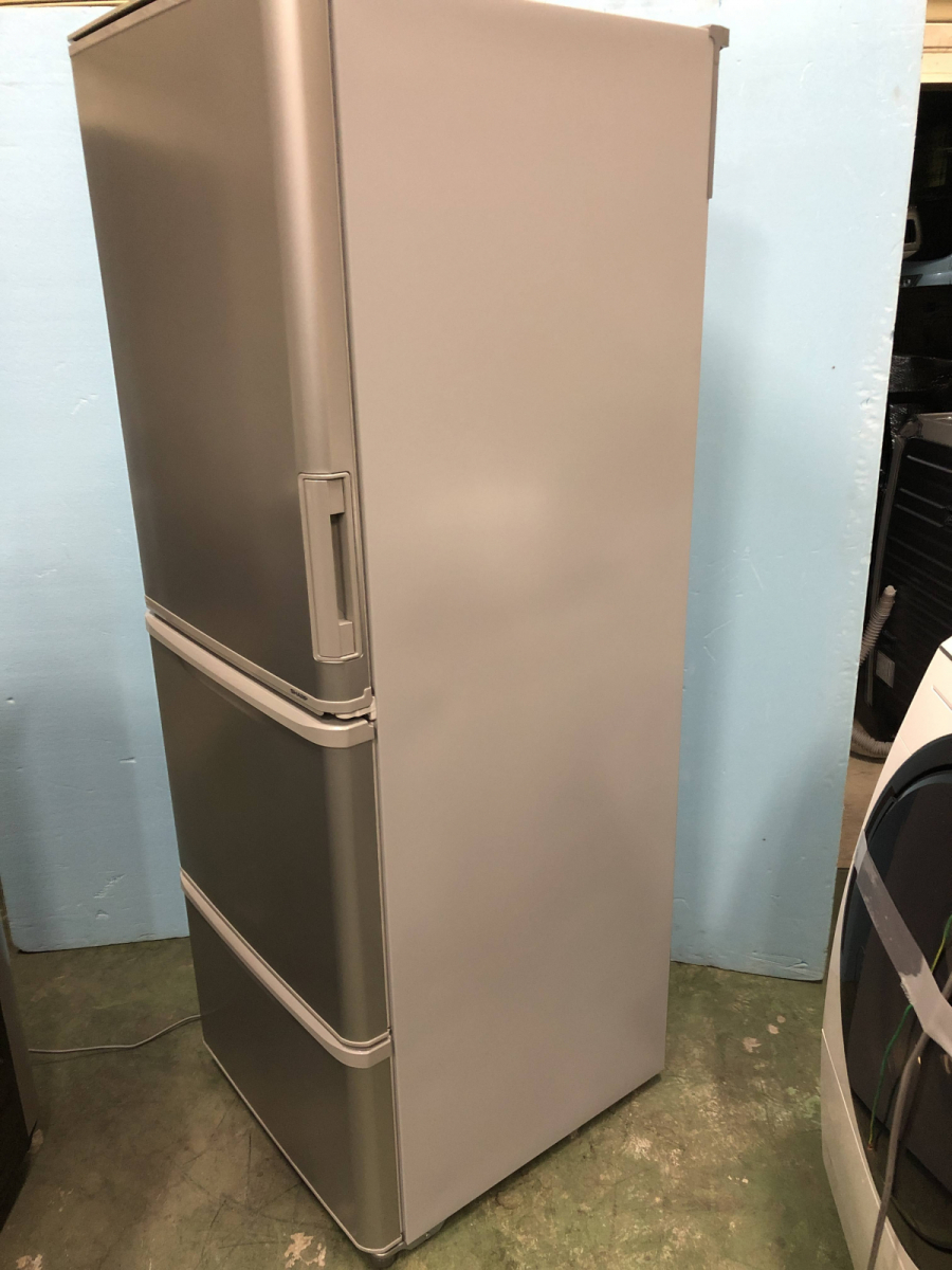 2019年製 SHARP 3ドア両開き SJ-W351E-S 冷蔵庫 350L どっちも