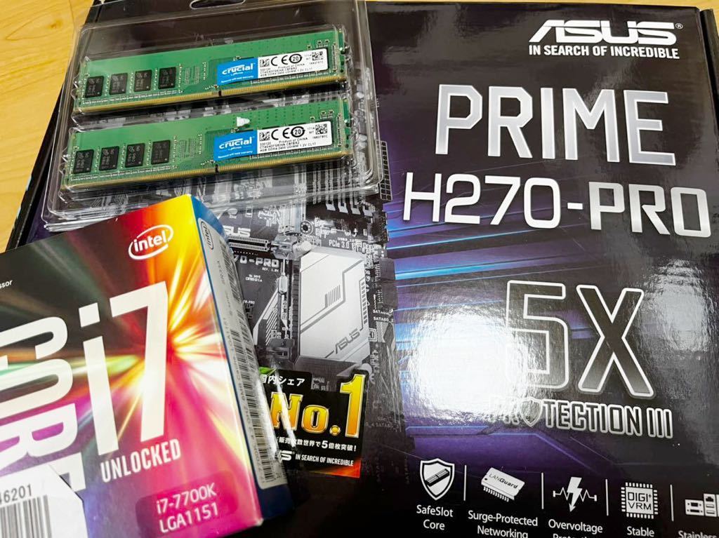CPU i7 7700kマザーボード メモリセット i7 - Core マザーボード CPU i7 7700kマザーボード メモリセット i7 - Core マザーボード