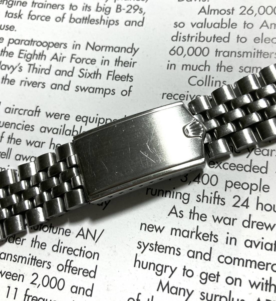 ロレックス 20mm | USA SS ROLEX USジュビリーブレス LOGO BIG