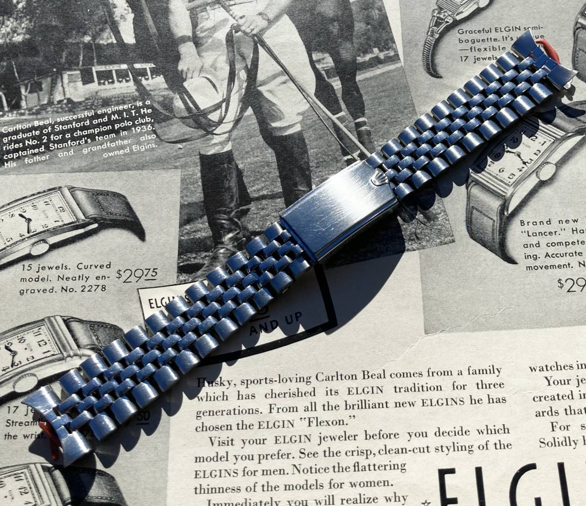 ロレックス 20mm | USA SS ROLEX USジュビリーブレス LOGO BIG