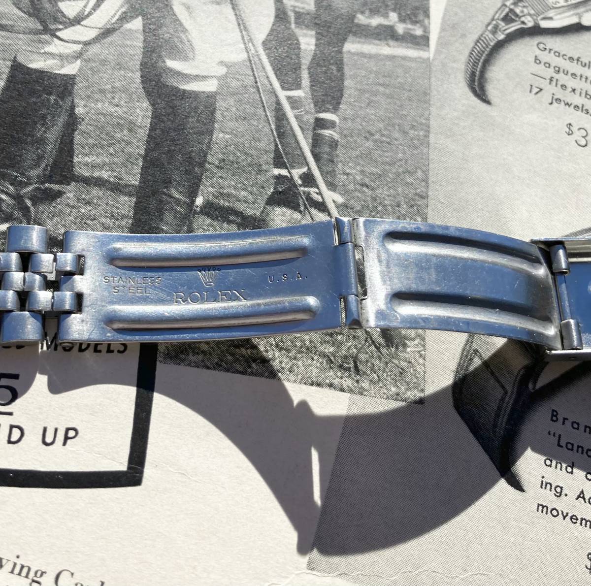 ロレックス 20mm | USA SS ROLEX USジュビリーブレス LOGO BIG