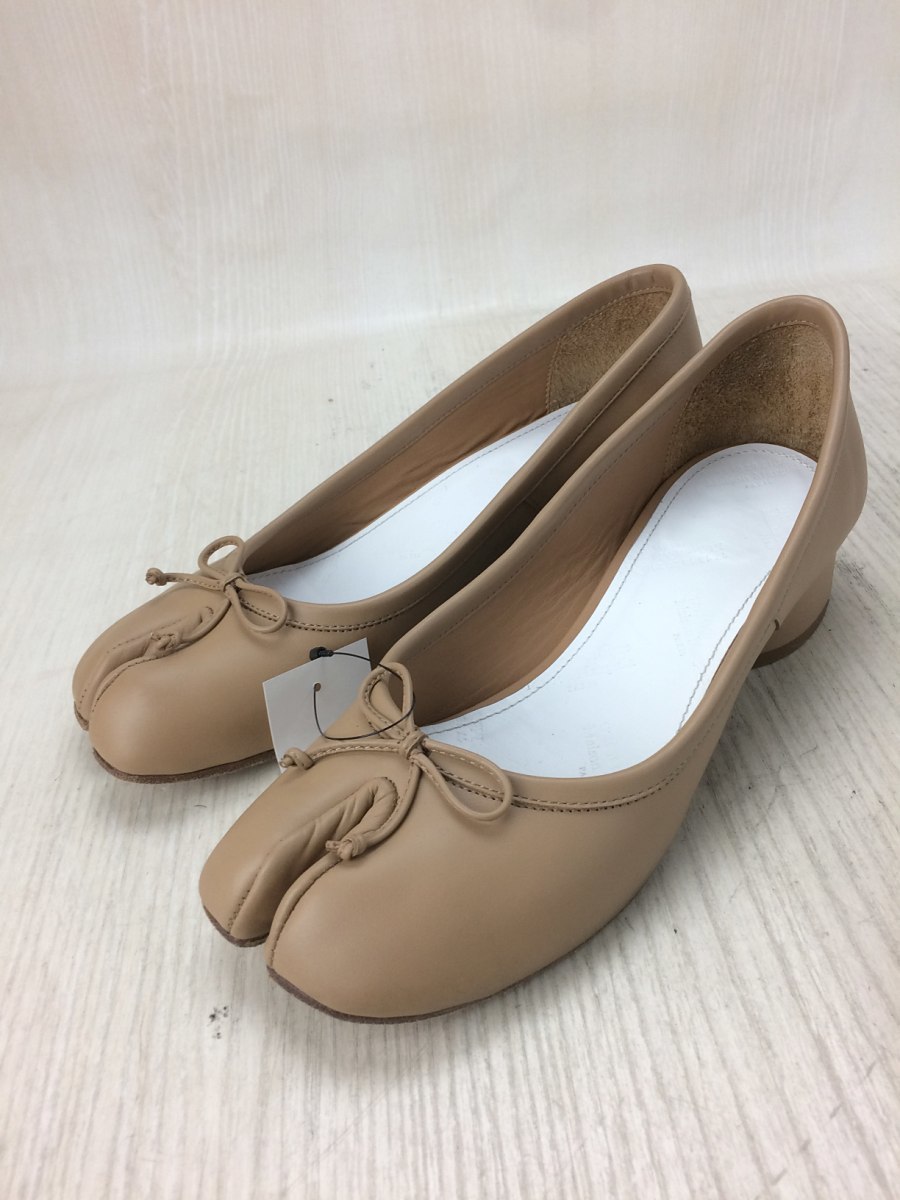 Maison Margiela◆足袋パンプス/パンプス/37/キャメル//スプリットトゥ/Tabi/Tabiパンプス