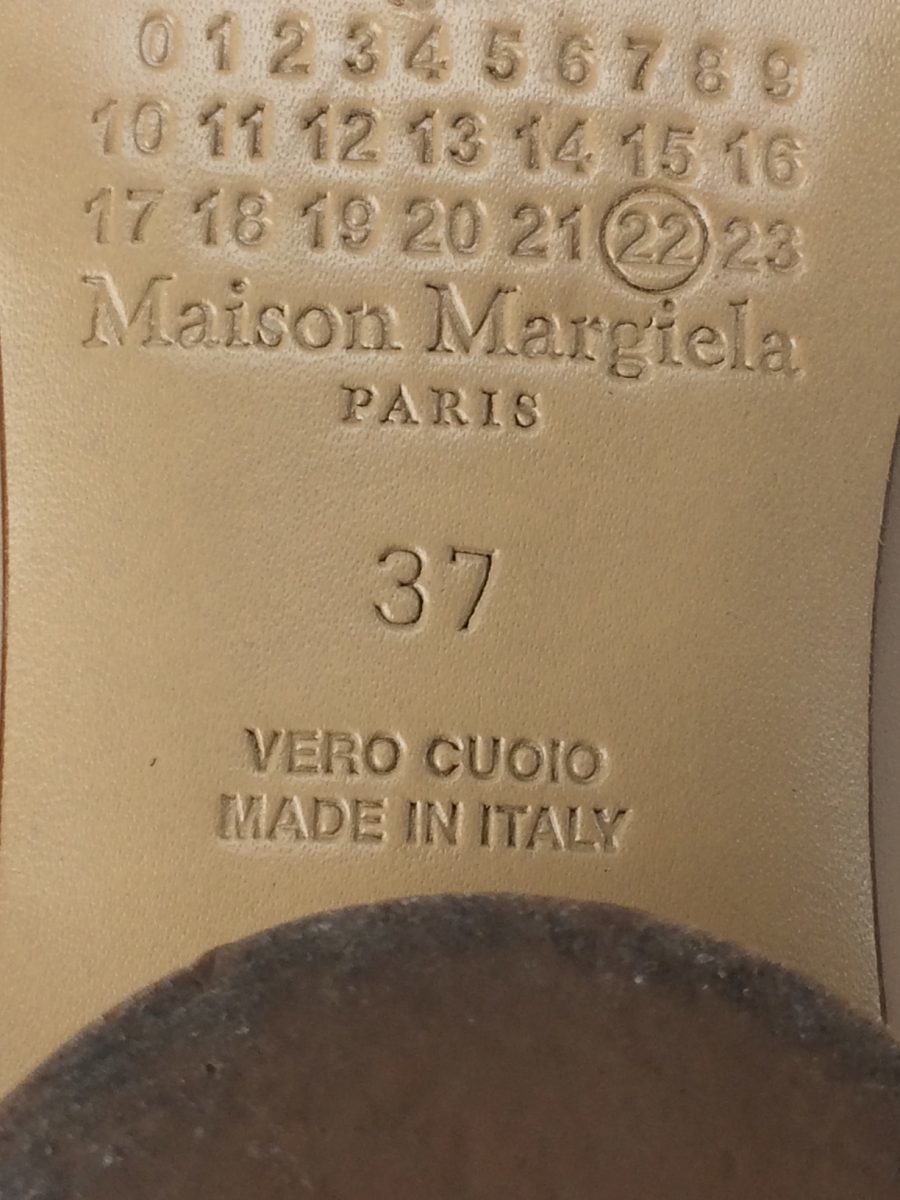 Maison - 足袋 ベージュ margiela パンプスの通販はau PAY マーケット 輸入 足袋パンプス Martin Margiela（旧Maison メルカリ 0 マルジェラ足袋パンプス マルジェラ「TABI」BALLERINA