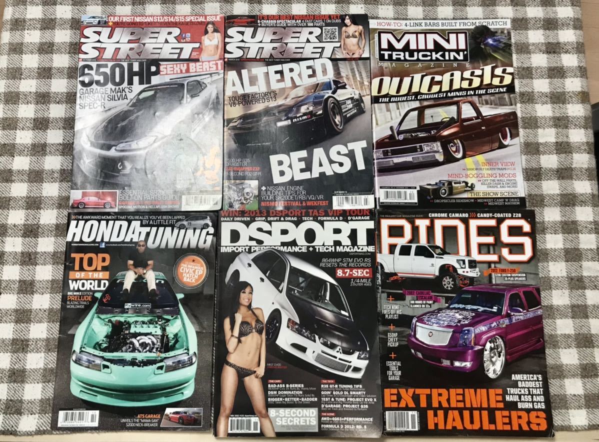 品質保証，得価 USDM JDM トラッキン マガジン SUPER STREET HONDA TUNING DSPORT MINI TRUCKIN(チューニング)｜売買されたオークション情報、yahooの商品情報をアーカイブ公開 - オークファン チューニング