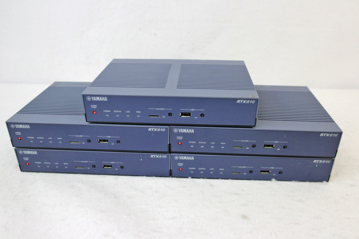 6台セット Yamaha RTX810 VPNルーター 【公式通販】