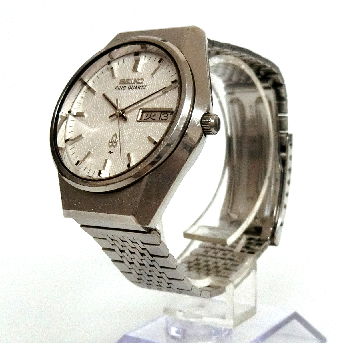 稼働品 SEIKO KING QUARTZ セイコー キングクォーツ 3針 デイデイト 