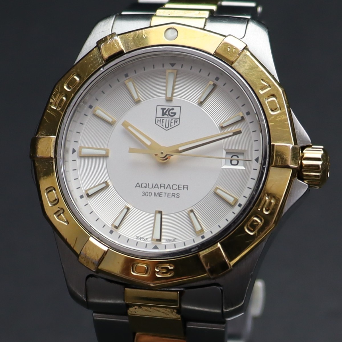 TAG HEUER タグホイヤー アクアレーサー 300m防水 クォーツ WAP1120 