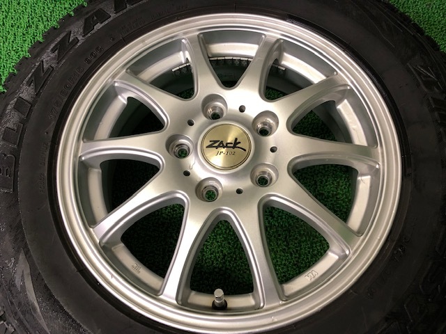 テリオスキッドに ブリヂストン DM-V1 175/80R15 社外 ZACKホイール 