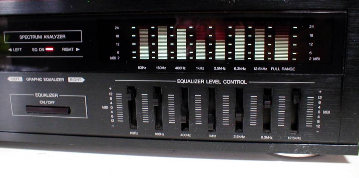 Technics SH-D5000 Spectrum Analyzer 7Band Stereo Graphic Equalizer