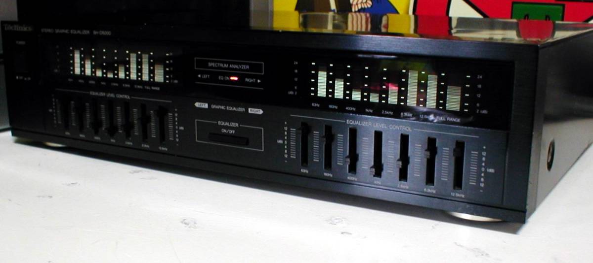 Technics SH-D5000 Spectrum Analyzer 7Band Stereo Graphic Equalizer