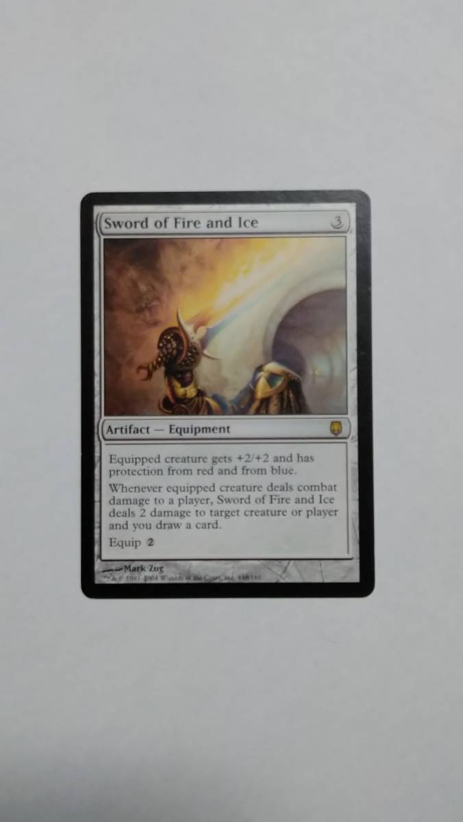 of Fire and Ice) (Sword 2XMJPN《火 MTG 火と氷の剣/Sword of