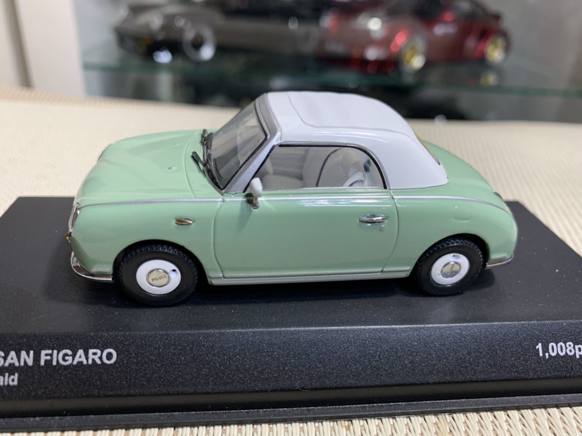 京商 フィガロ 1⁄43 日産 FIGARO | 1⁄43 相棒 NISSAN ミニカ エメラルド