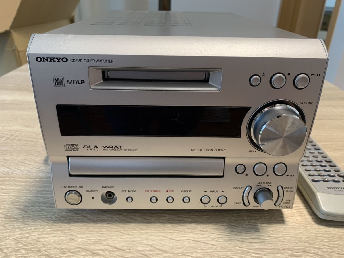 ONKYO FR-7GX CD,MD,FM/AM 整備済 完動品 リモコン付 自社オンライン