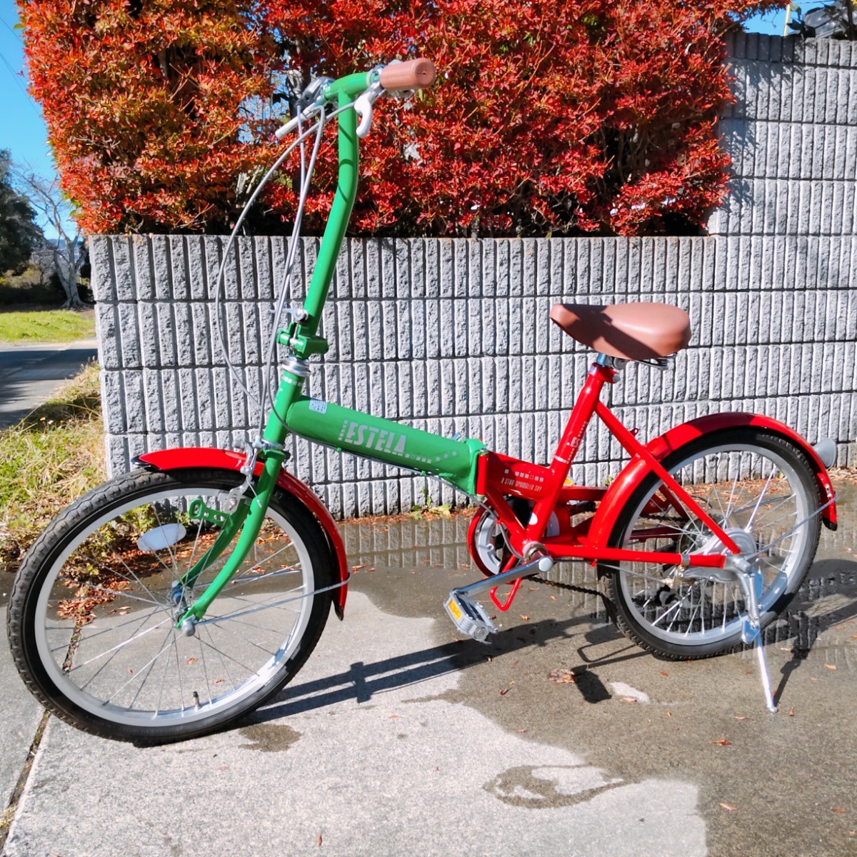 20インチ 折り畳み自転車 6段変速 京都に直接引き取り限定