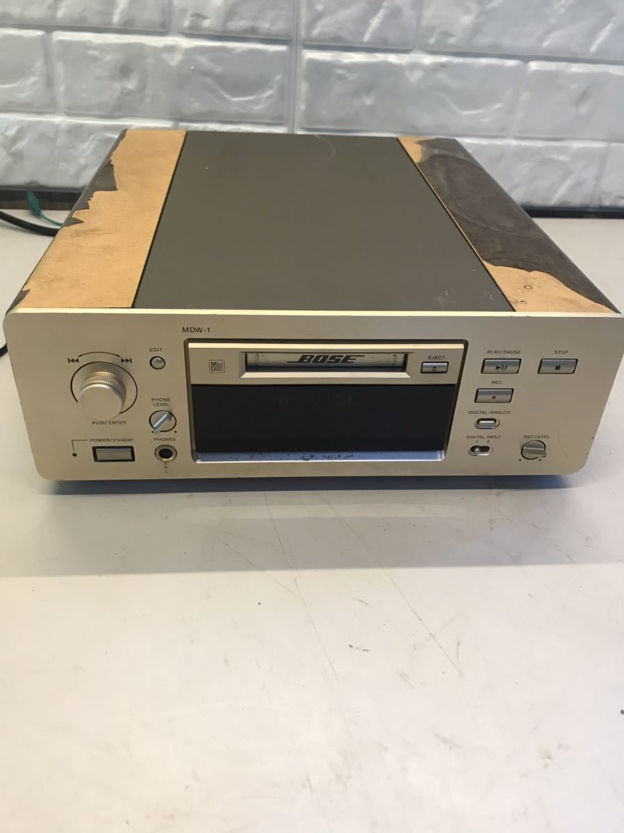 Bose CD・MD・ラジオデッキ プレーヤー ゴールド木目 Bose CD・MD