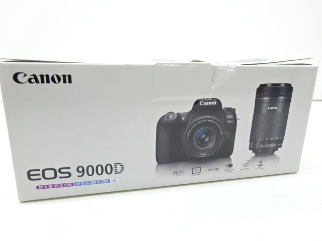 52YK○Canon EOS9000D ダブルレンズセット 動作確認済み 中古 EOS