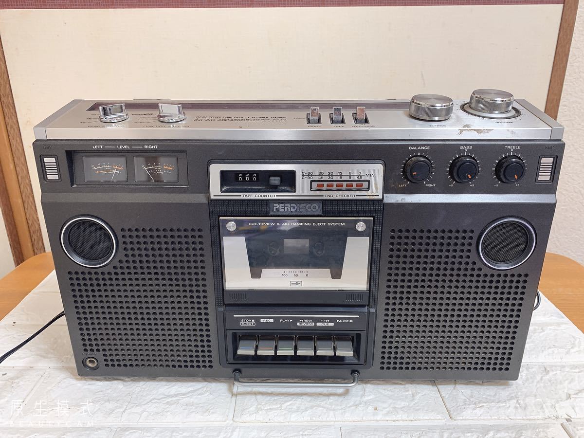 HITACHI TRK-8050 PERDISCO パディスコ ラジカセ 通電確認済み 日立