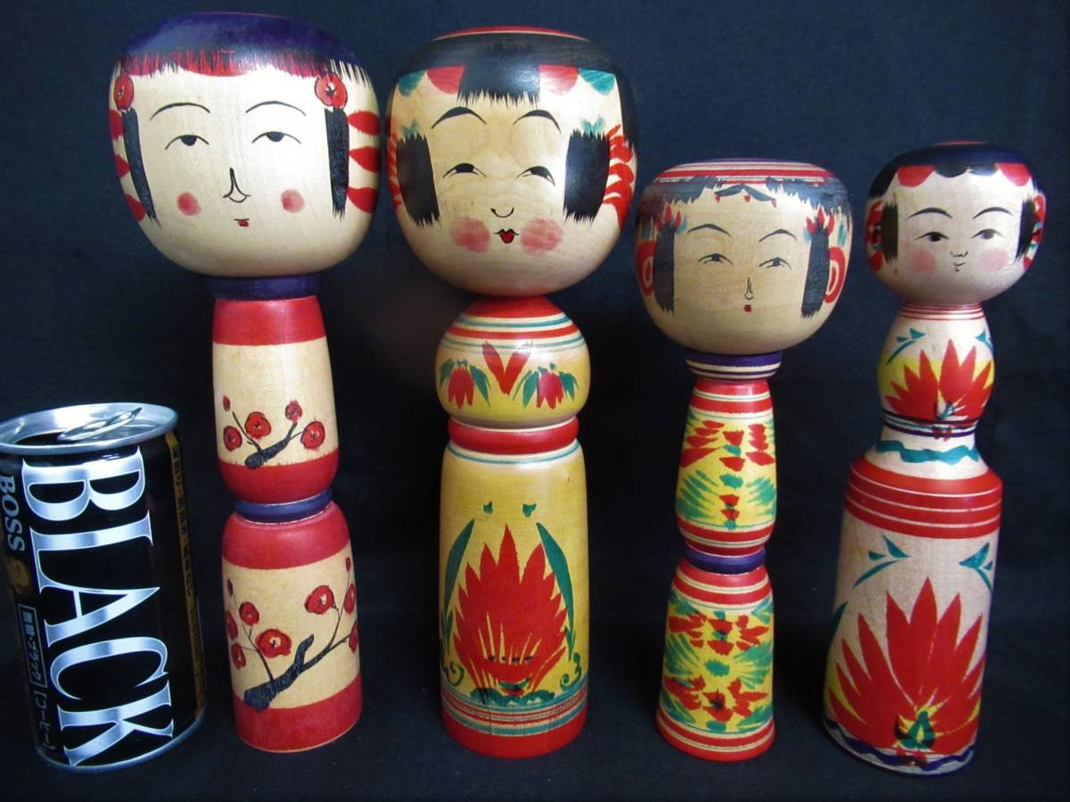 伝統こけし（大きめ） 佐藤辰雄作 弥次郎系こけし 伝統こけし（大きめ