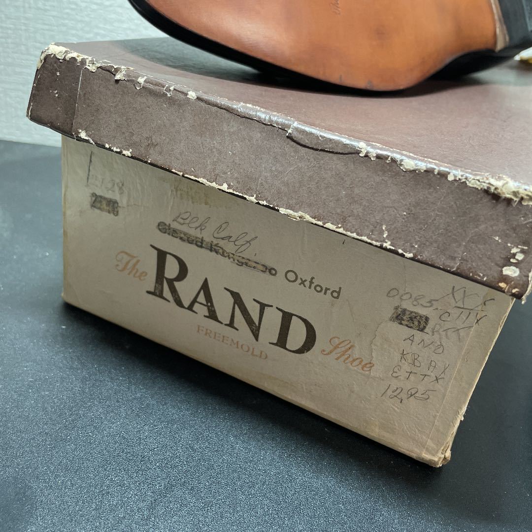 デッドストック 60s Rand Punched Cap Toe