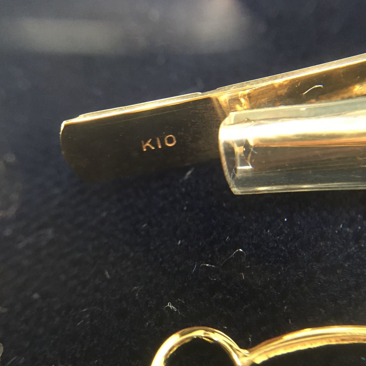 ネクタイピン ライオンスター LionStar 金製品 K10 10金 SILVER 未使用