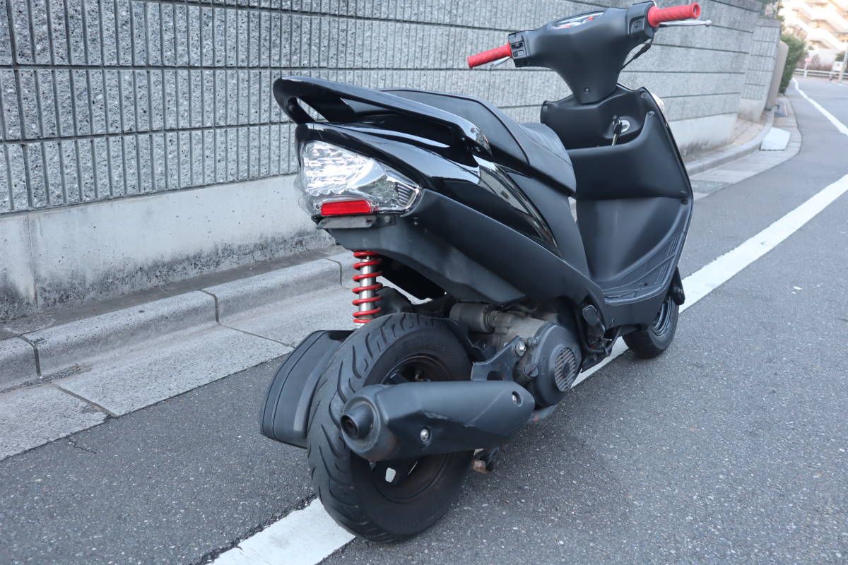 美車 161ボアアップ 前タイヤ新品 低走行 スズキ アドレスV125 東京 