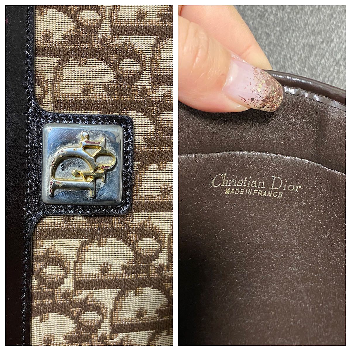 Dior ディオール クラッチ バッグ セカンドバッグ ブラウン レディース