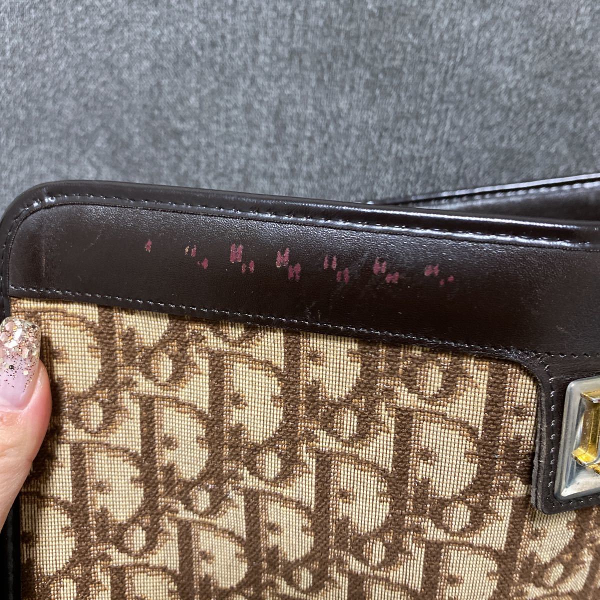 Dior ディオール クラッチ バッグ セカンドバッグ ブラウン レディース