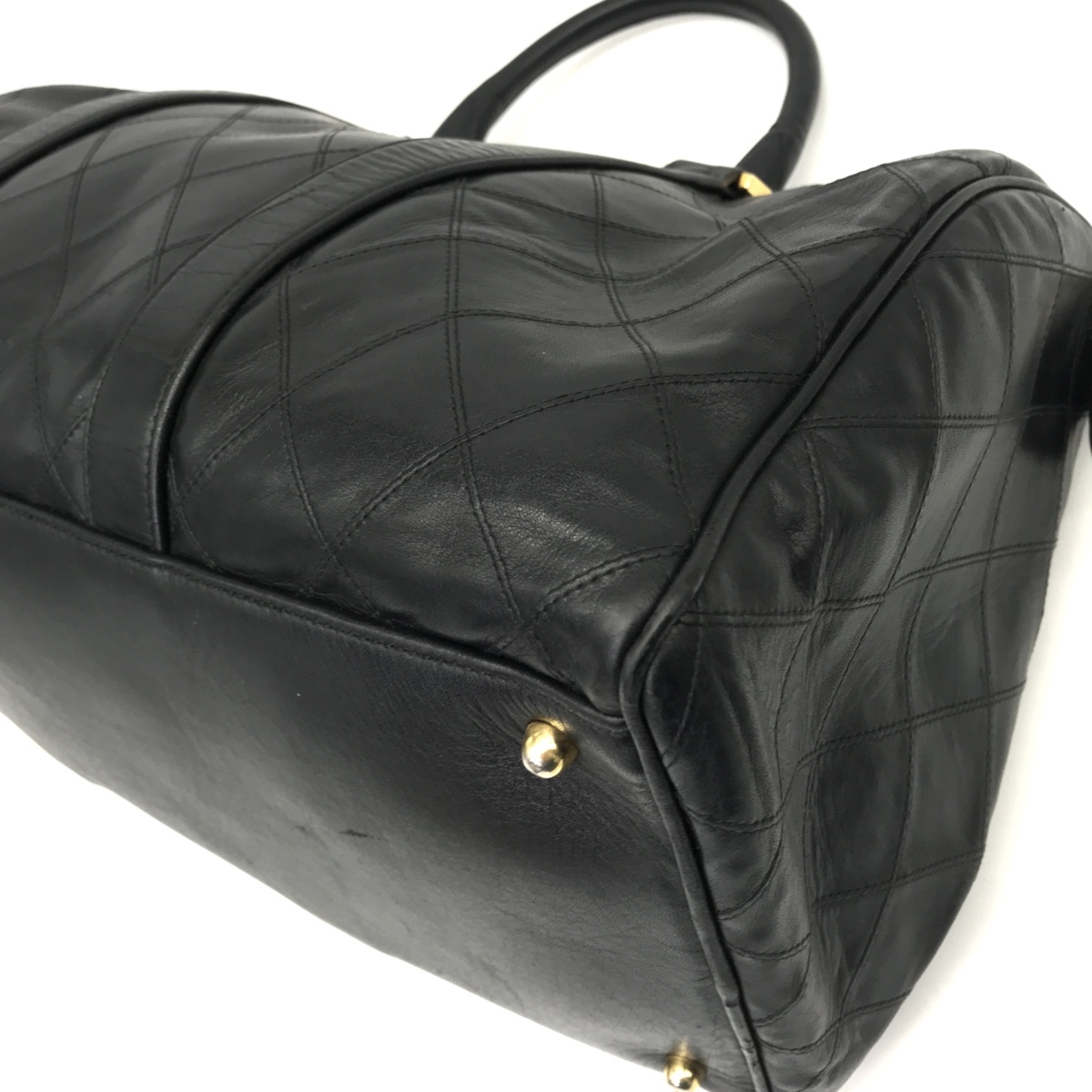 M2255 1円 CHANEL シャネル ビコローレ カーフスキン 2WAY ミニ 