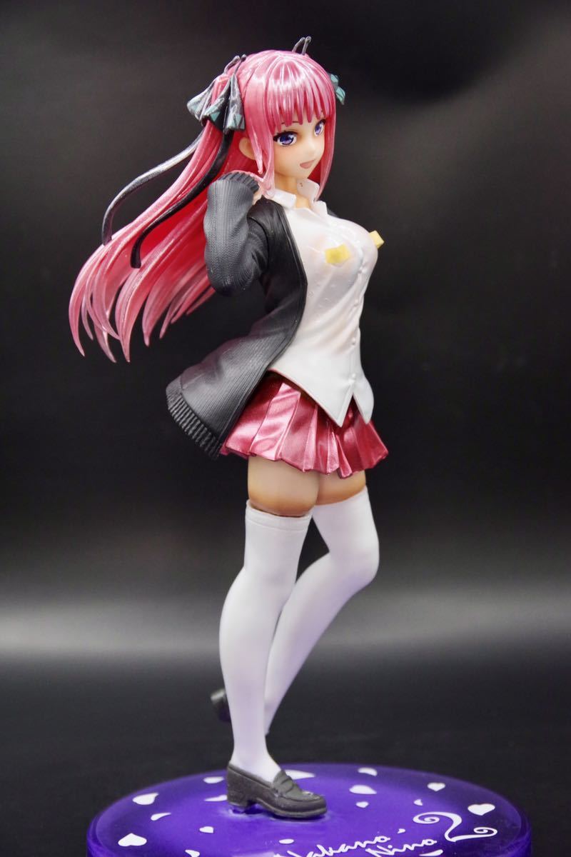 五等分の花嫁 中野二乃 フィギュア リペイント colorful 透け塗装 台座