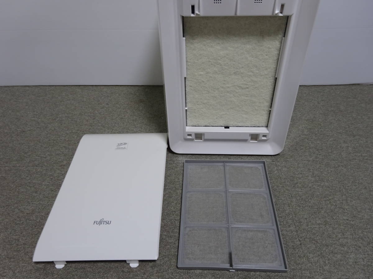 FUJITSU 加湿脱臭機 DAS-303K-W ホワイト 中古 FUJITSU 加湿脱臭機 DAS-303D-W 2015年製 取扱説明書付 富士通